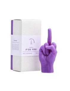 CandleHand "F*ck you", Purple