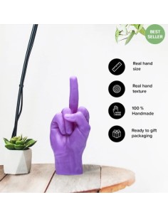 CandleHand "F*ck you", Purple 2