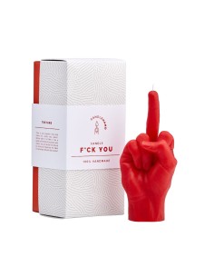 CandleHand "F*ck you", Red