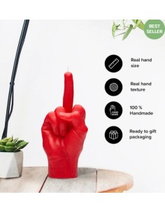 CandleHand "F*ck you", Red 2