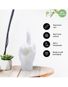 CandleHand "F*ck you", White 2