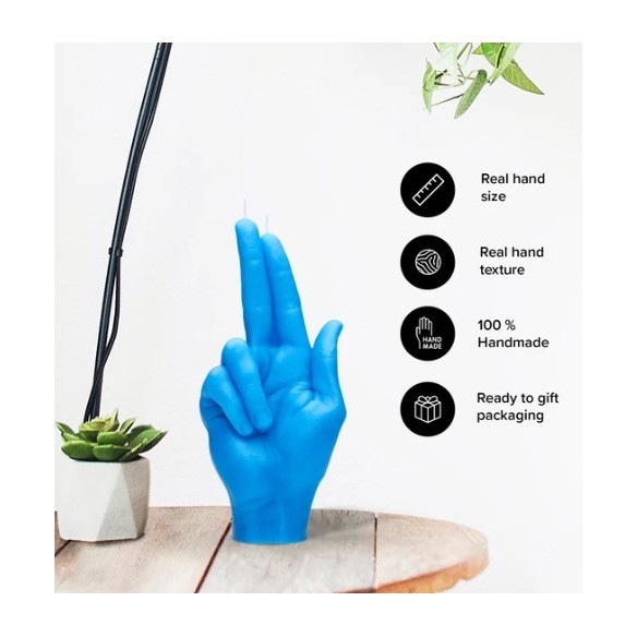 CandleHand "Gun Fingers",  Blue