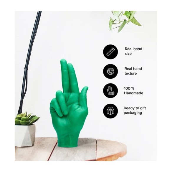 CandleHand "Gun Fingers",  Green