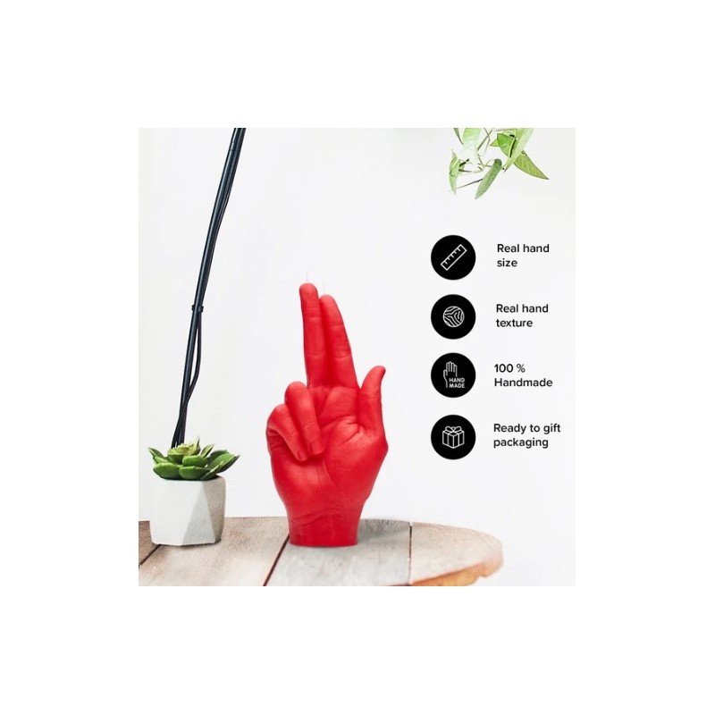 CandleHand "Gun Fingers",  Red