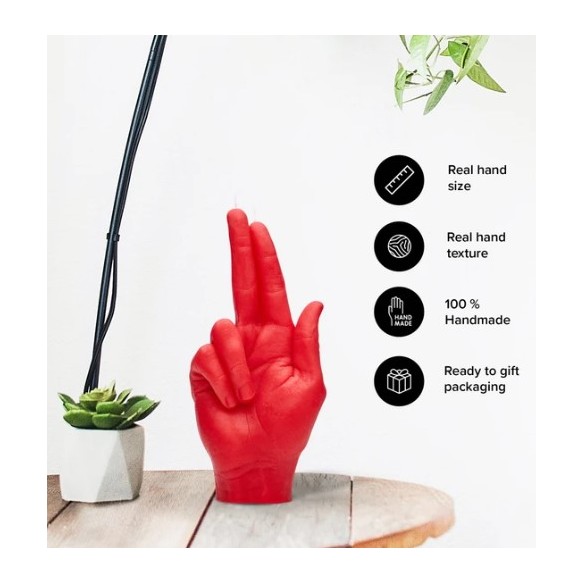 CandleHand "Gun Fingers",  Red