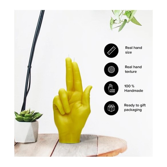 CandleHand "Gun Fingers",  Yellow