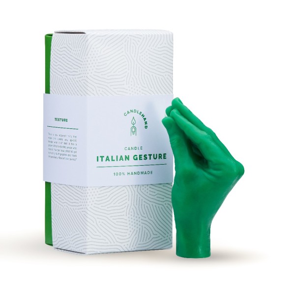 CandleHand "Italian Gesture",  Green