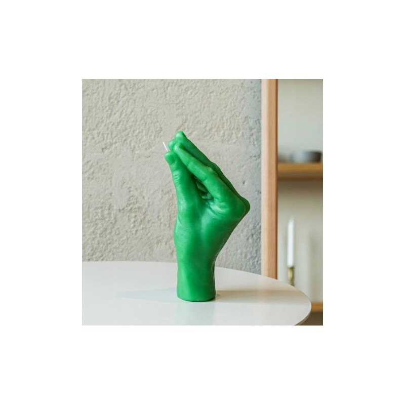 CandleHand "Italian Gesture",  Green