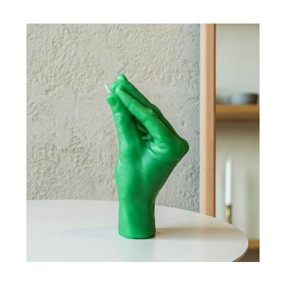 CandleHand "Italian Gesture",  Green