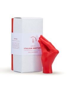 CandleHand "Italian Gesture",  Red