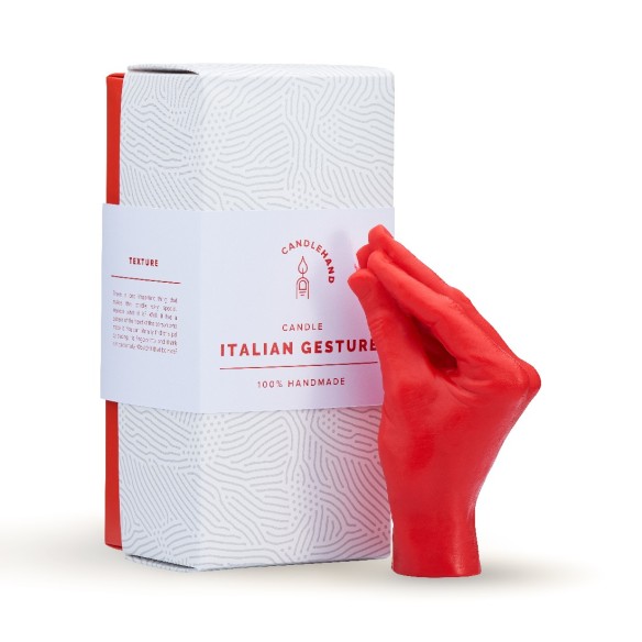 CandleHand "Italian Gesture",  Red
