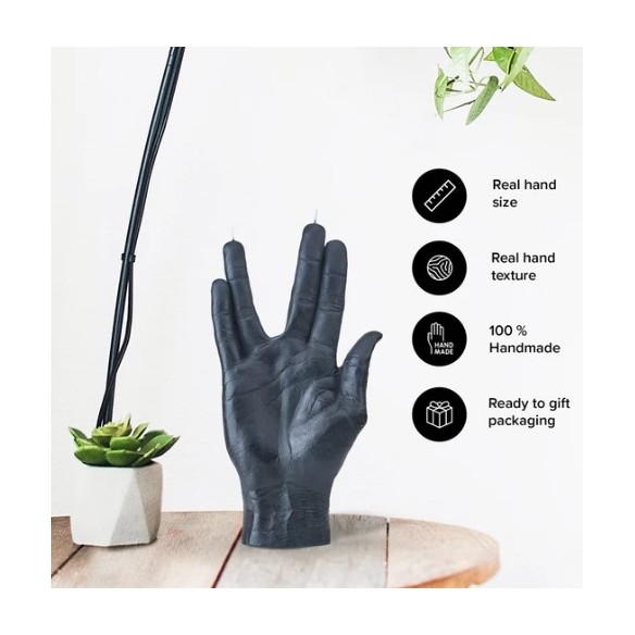 CandleHand "LLAP",  Black