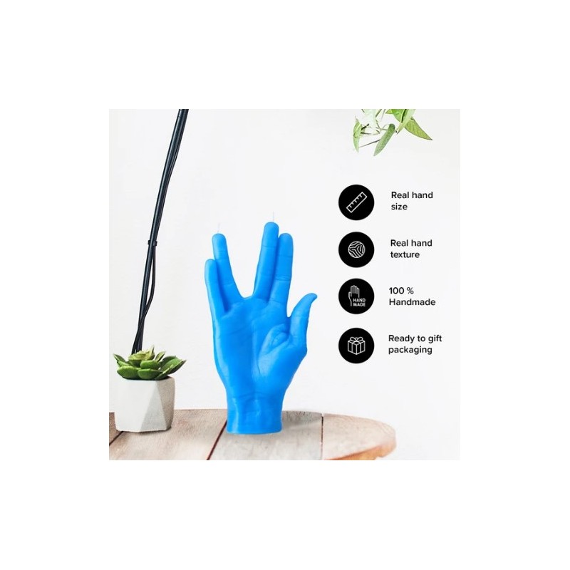 CandleHand "LLAP",  Blue