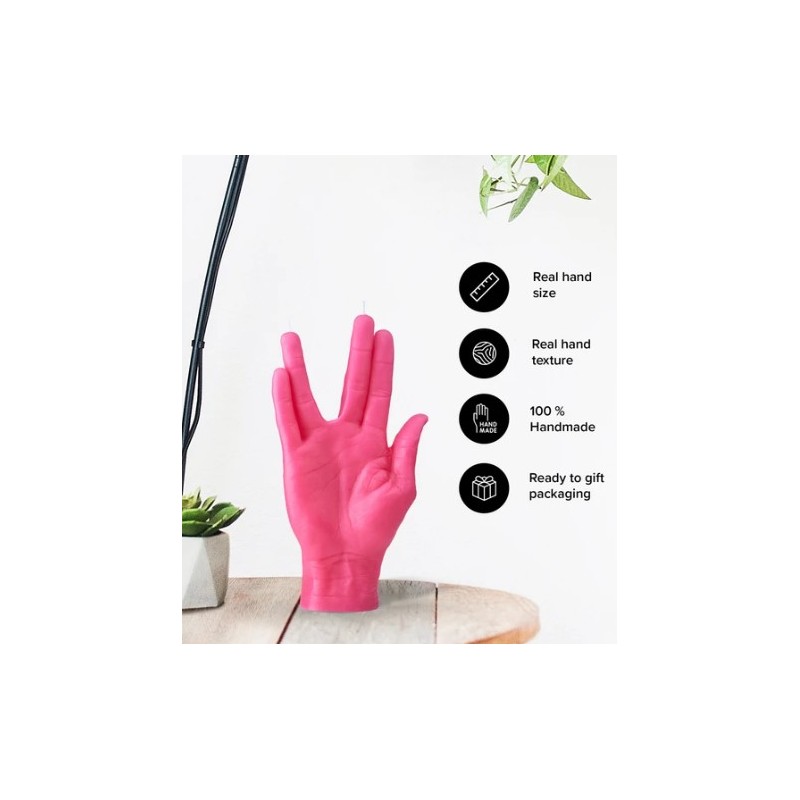 CandleHand "LLAP",  Pink