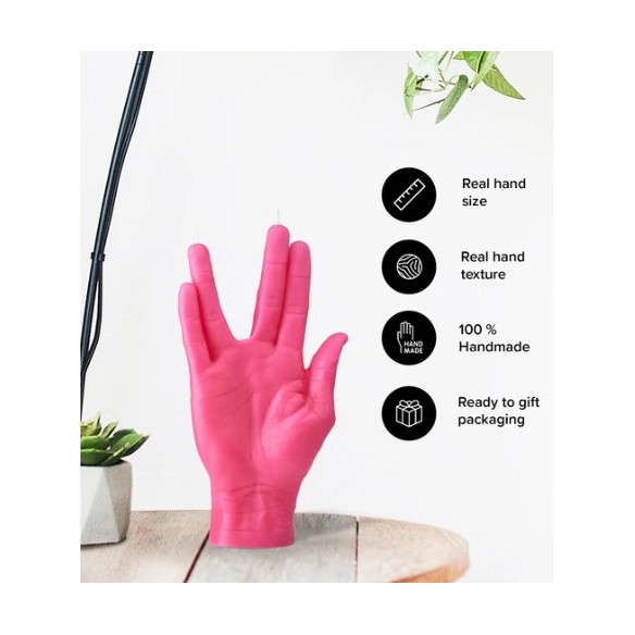 CandleHand "LLAP",  Pink