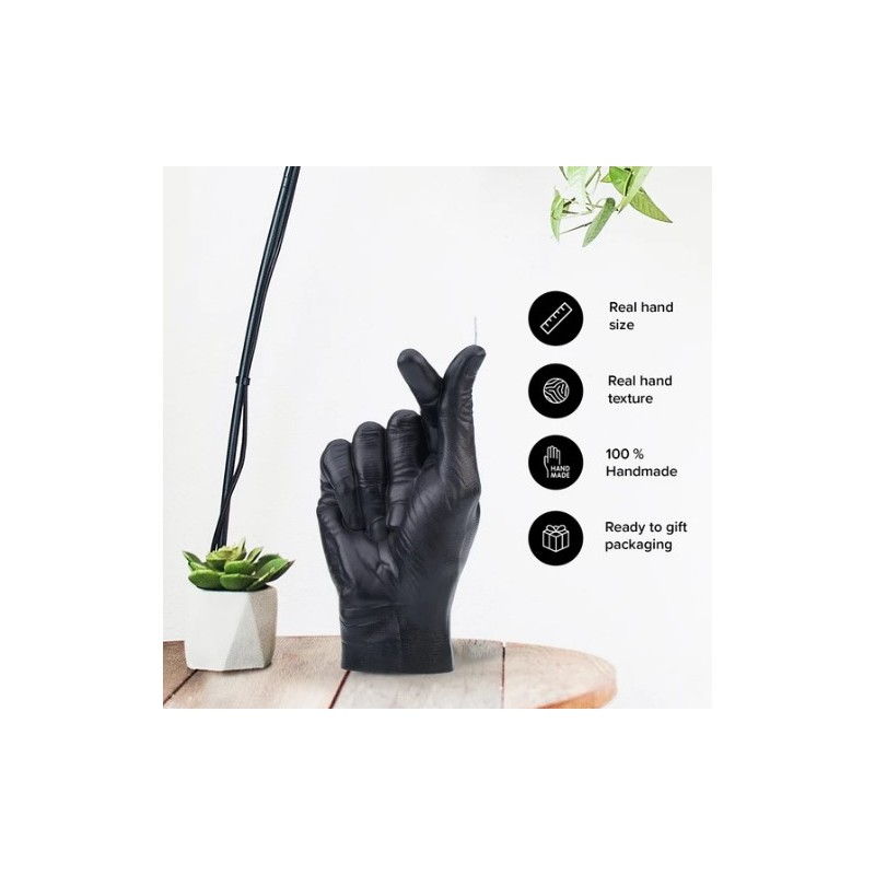 CandleHand "Love",  Black