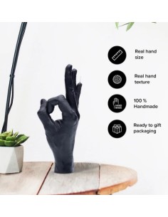 CandleHand "Ok", Black 2