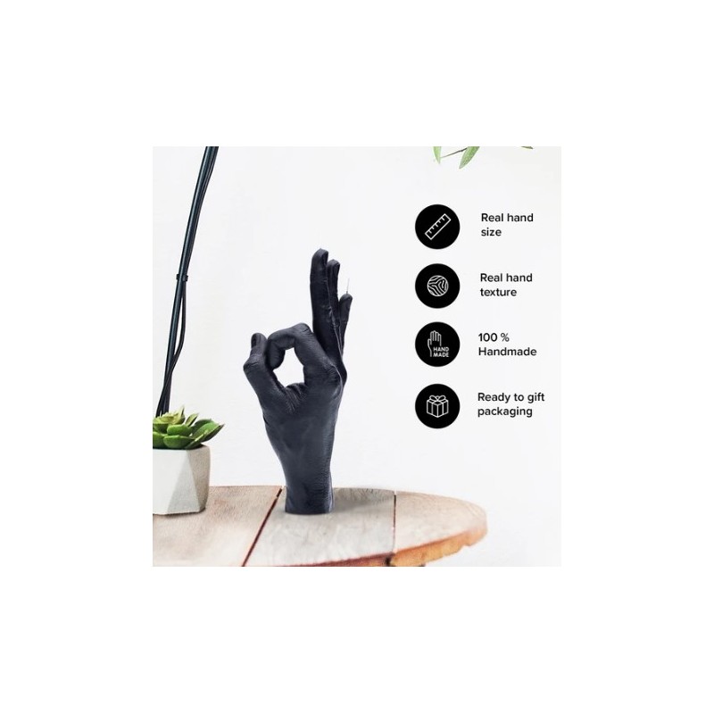 CandleHand "Ok", Black