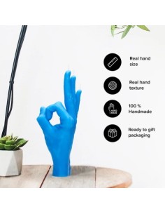 CandleHand "Ok", Blue 2