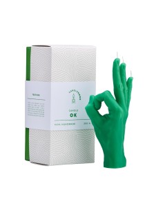 CandleHand "Ok", Green