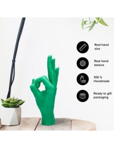 CandleHand "Ok", Green 2