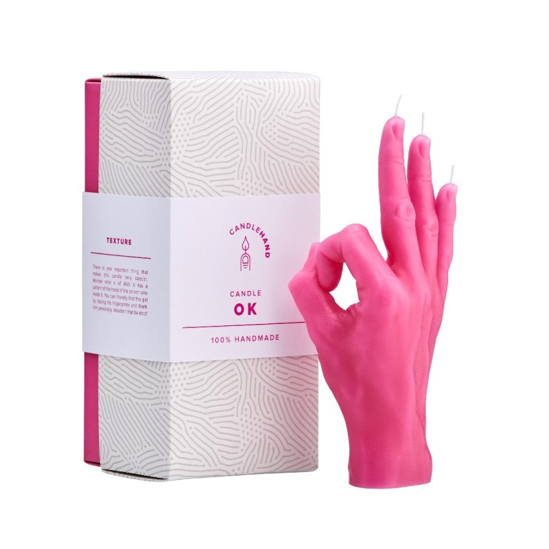 CandleHand "Ok", Pink
