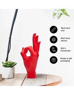 CandleHand "Ok", Red 2