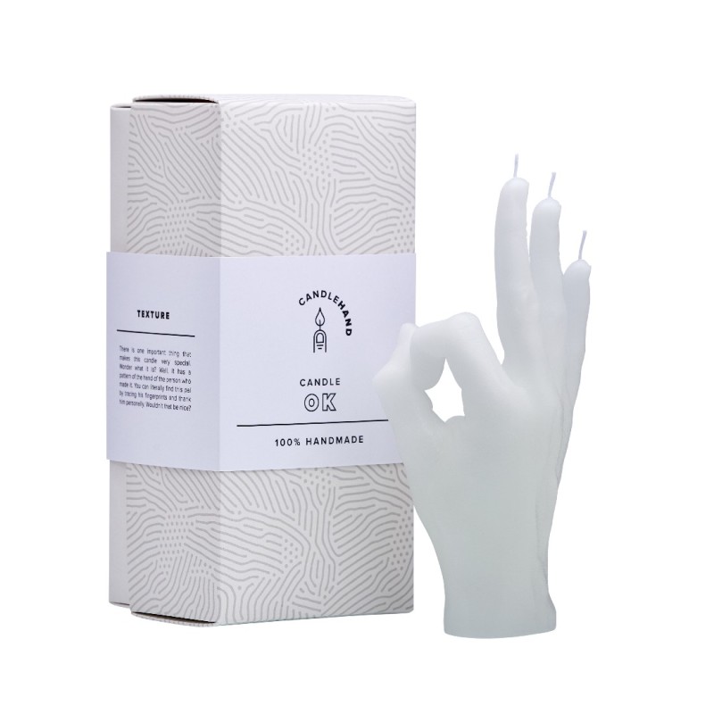 CandleHand "Ok", White