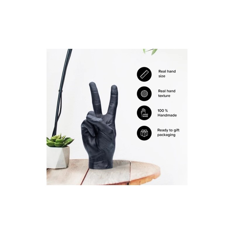 CandleHand "Peace", Black