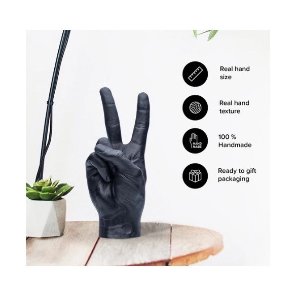CandleHand "Peace", Black