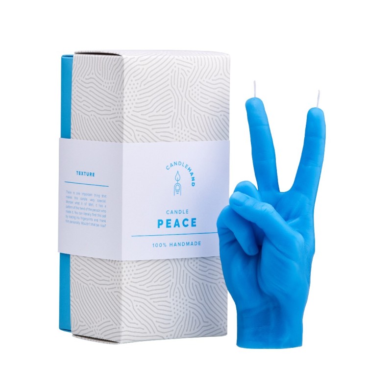 CandleHand "Peace", Blue