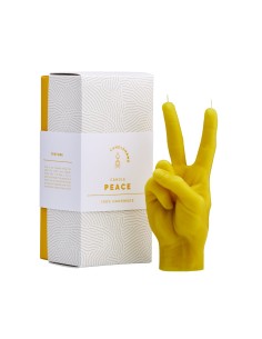 CandleHand "Peace", Yellow