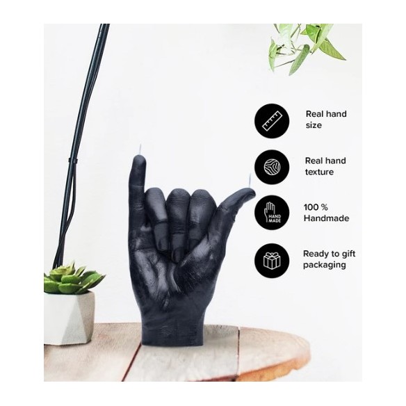 CandleHand "Shaka", Black