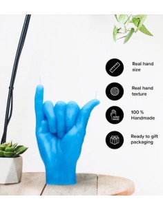 CandleHand "Shaka", Blue 2