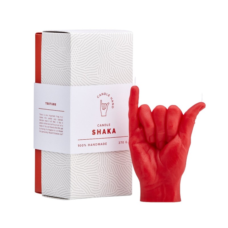 CandleHand "Shaka", Red