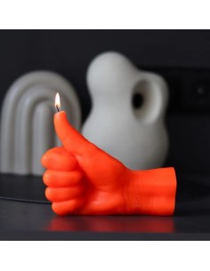CandleHand "Thumbs Up", Orange Neon 2