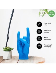 CandleHand "You Rock", Blue 2