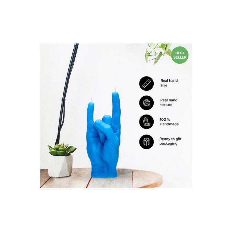CandleHand "You Rock", Blue