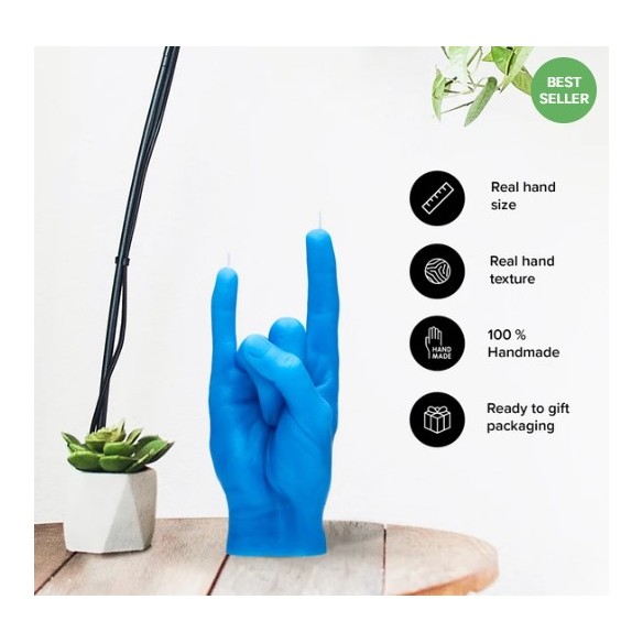 CandleHand "You Rock", Blue