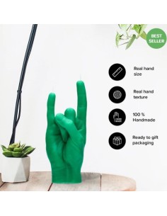 CandleHand "You Rock", Green 2
