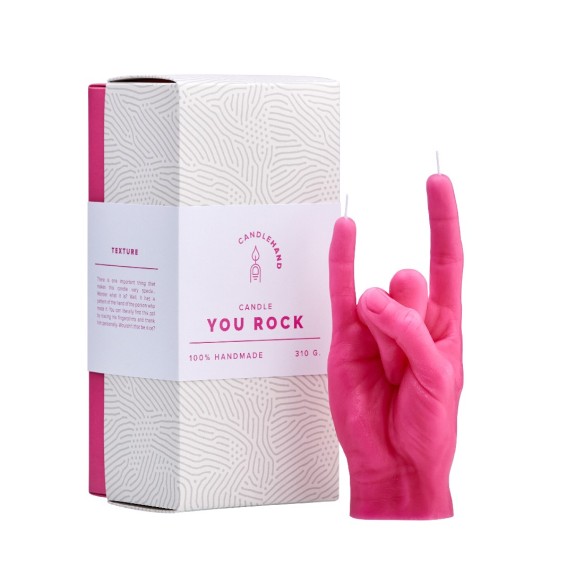 CandleHand "You Rock", Pink