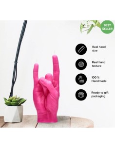 CandleHand "You Rock", Pink 2