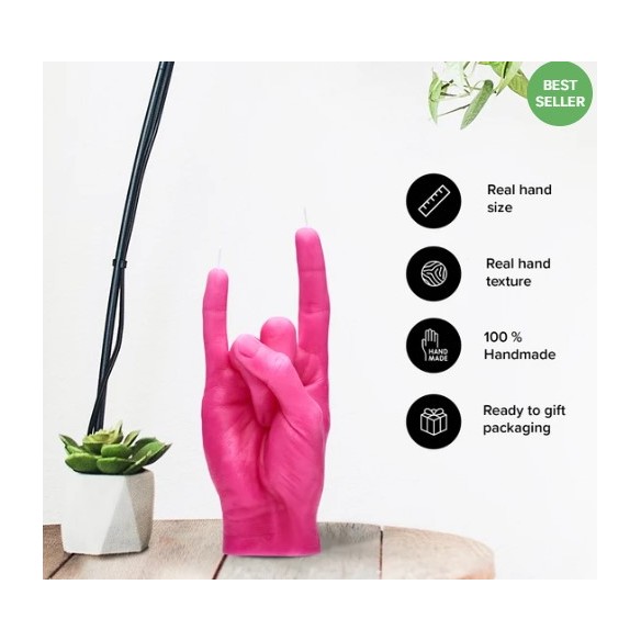 CandleHand "You Rock", Pink