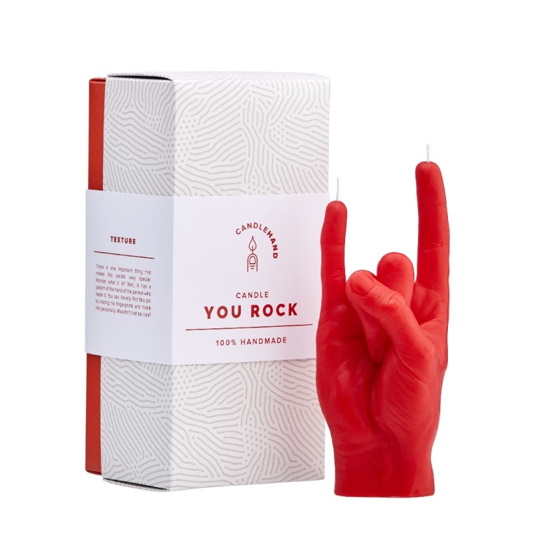 CandleHand "You Rock", Red