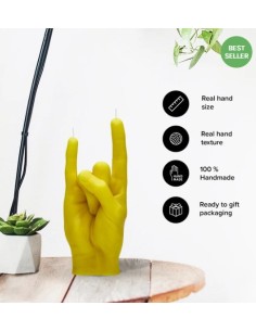 CandleHand "You Rock", Yellow 2