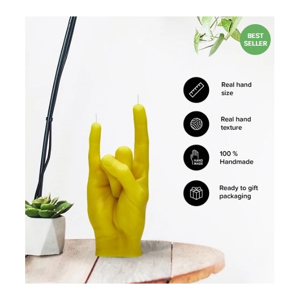 CandleHand "You Rock", Yellow