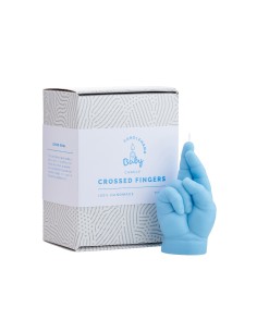 CandleHand Baby "Crossed Fingers", Blue