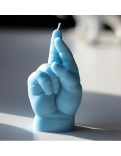 CandleHand Baby "Crossed Fingers", Blue 2