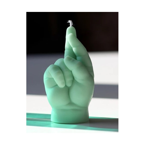 CandleHand Baby "Crossed Fingers", Green