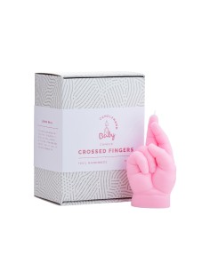 CandleHand Baby "Crossed Fingers", Pink